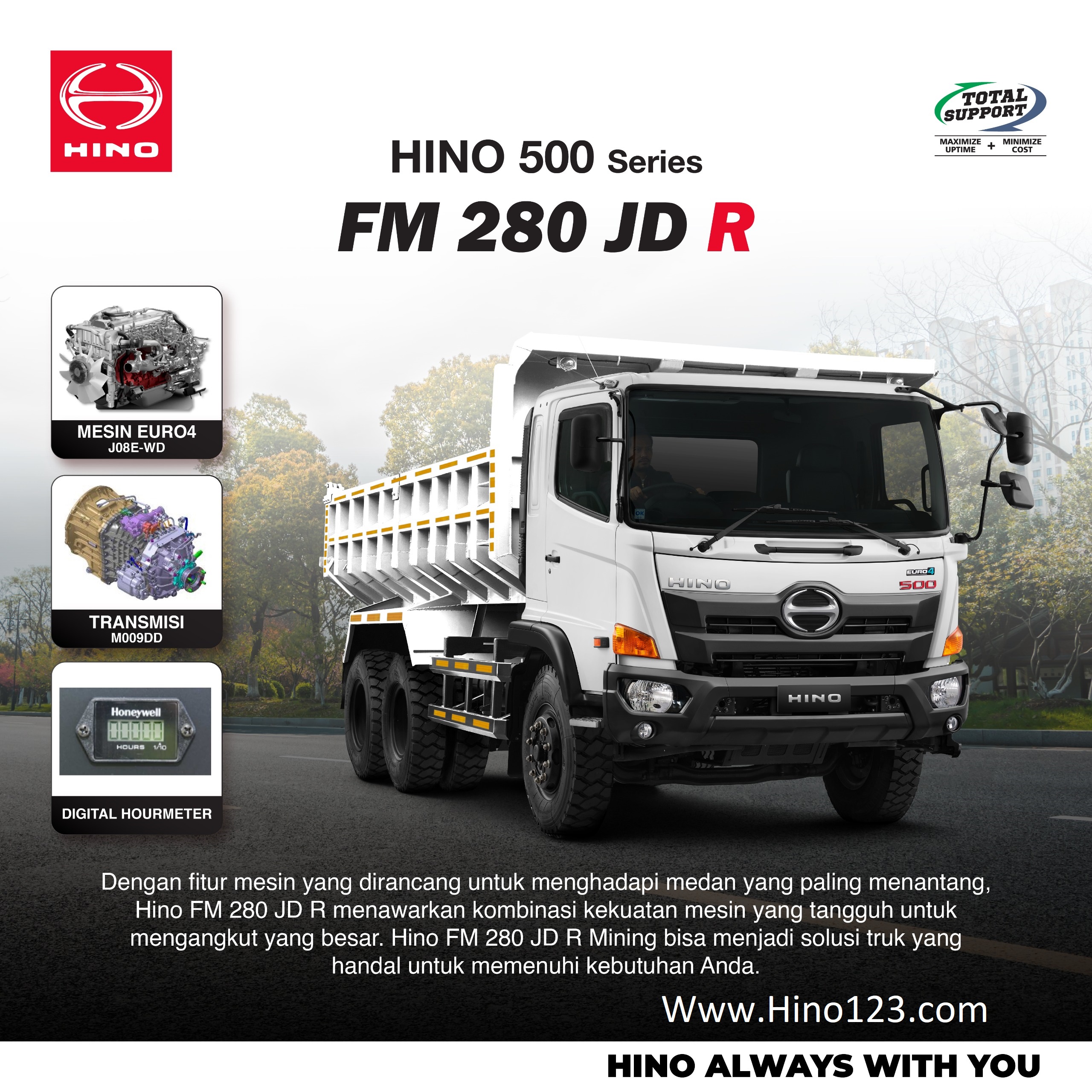 Harga Hino FM 280 JD Dump